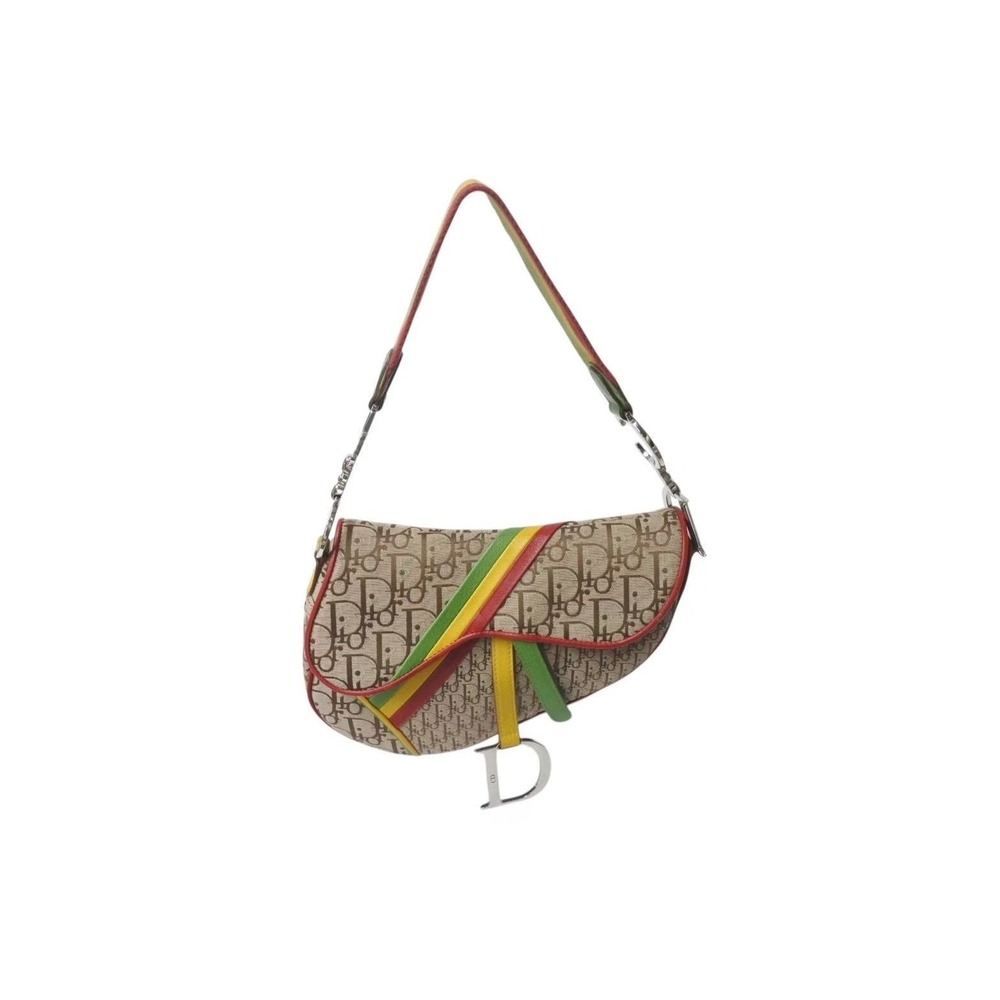 Dior Saddle bag silver Christian color Rasta - Picture 2 of 8